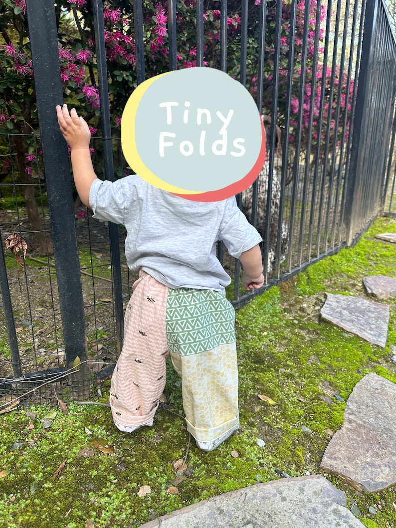 Tiny Folds: Custom Childrens Patchwork Pants image 7