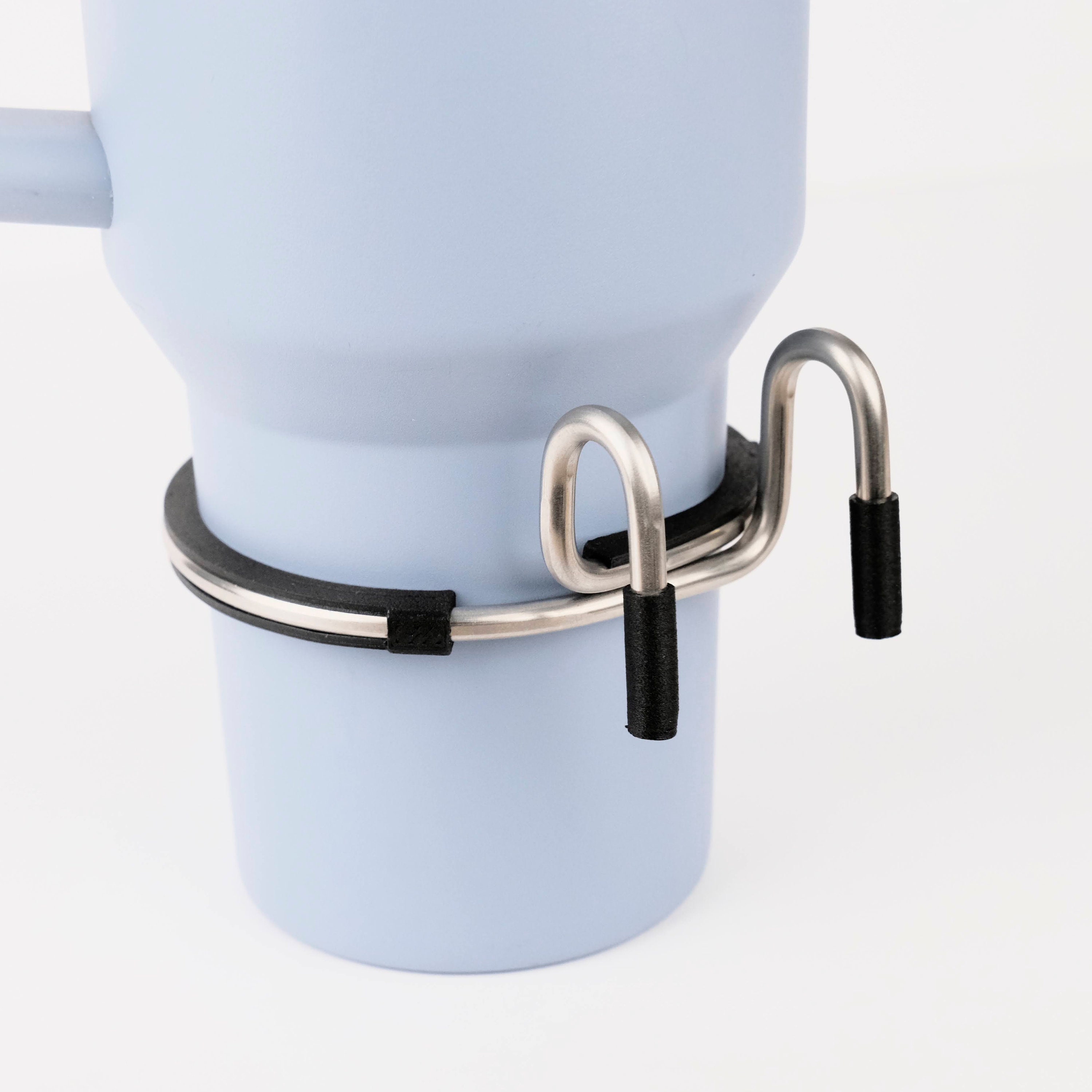 Shopping Cart Cup Holder With Liner Stainless Steel Cart Drink Holder ...