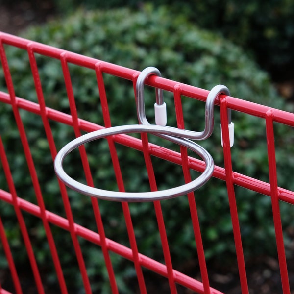 Shopping Cart Cup Holder | Stainless Steel Cart Drink Holder