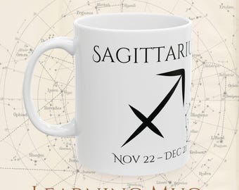 Sagittarius Zodiac Mug: Astrology Constellation, Birth Dates & Traits