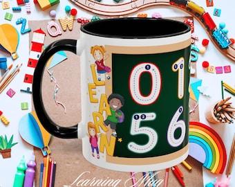 Numbers learning Mug, 11oz