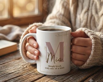 Mia Name Meaning Mug. Inspirational Name Meaning Coffee Cup