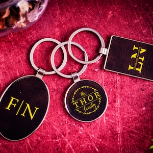 Personalized Leather Keychain, Custom Keychain, Leather House Keyholder, Father&#39;s Day Gift, Anniversary Gift for Parents, Custom Home Gift