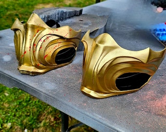 MK 1 Scorpion Mask for Cosplay
