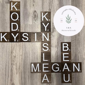 Scrabble Letter Wall Decor