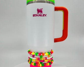 Stanley Cup Bracelets - Neon White