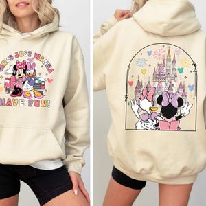 Moletom Disney Minnie Daisy Summer, Meninas Só Querem Ter Sol, Camiseta Disney Besties, Camiseta Disneyworld, Camiseta Disney Summer