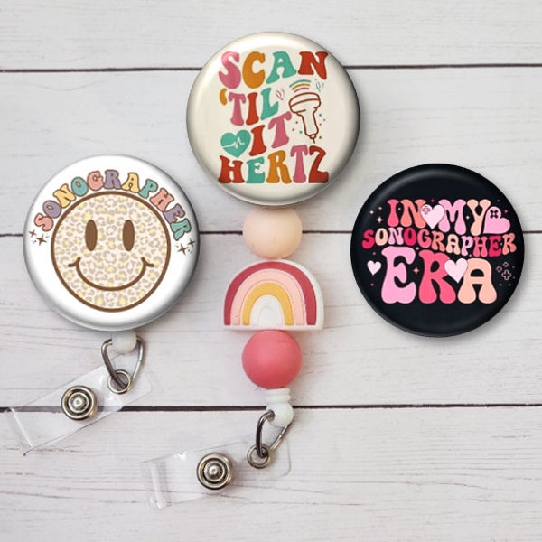 Velcro Badge Reel Etsy