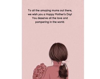 Adorable Mama mother's day card / greeting card for her / DIGITAL Printable Mother’s Day Card | Instant Download