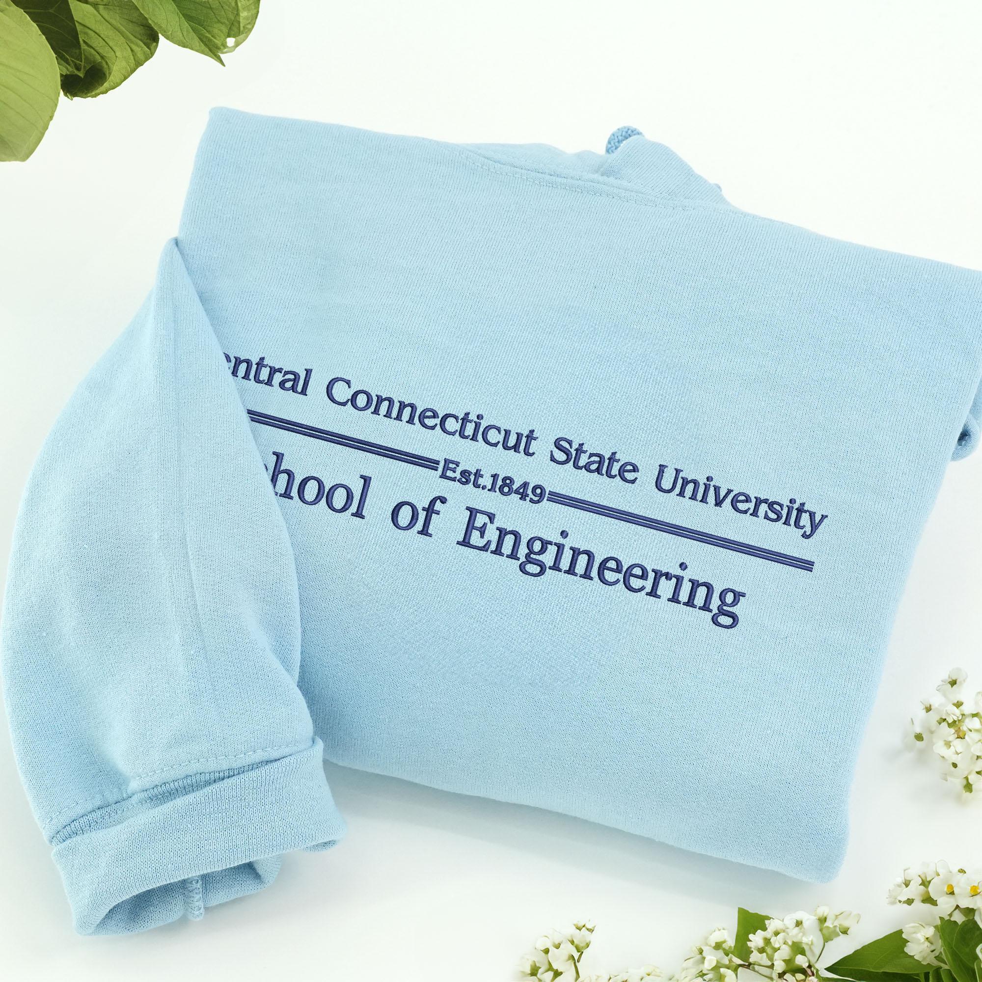 Custom Embroidered University Hoodie: Personalized College Sweatshirt ...