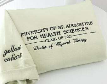 Custom Embroidered College Sweatshirt: Personalized University Hoodie, School of Law