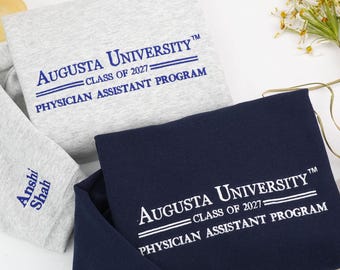 Custom Embroidered University Hoodie: Personalized College Sweatshirt