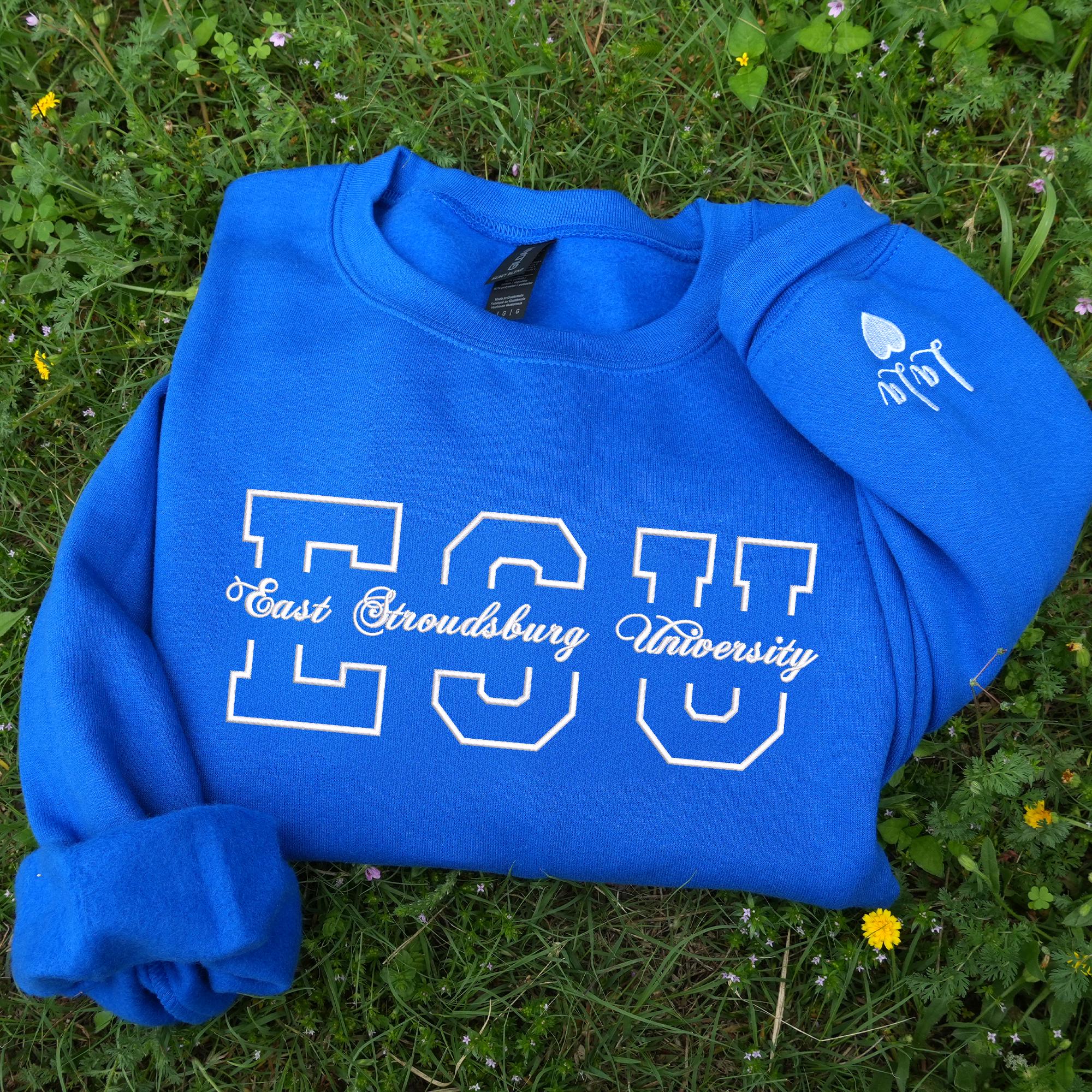 Embroidered Custom College University Hoodie - Personalized Varsity ...