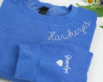Custom Game Day Sweatshirt with High school Mascot: Embroidered Football Sweatshirt, Back to School