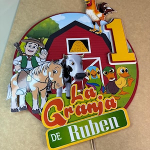 Topper per torta La Granja de Zenón