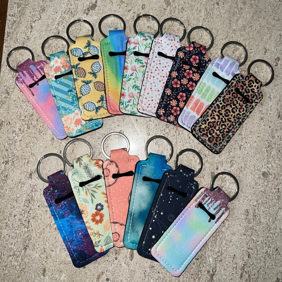 Chapstick Holder Keychains
