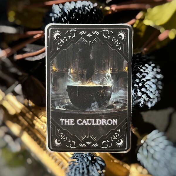 ACOTAR The Cauldron Decorative Tarot Card 2.5 Inch Vinyl Sticker | SJM | Booktok