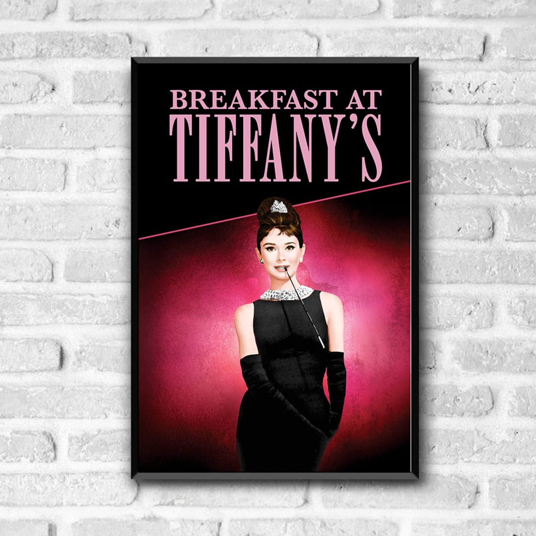Breakfast at Tiffany's Movie Poster Print,canvas Wall Art,personalized ...