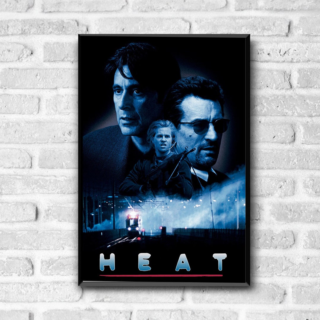 Heat 1995 Movie Poster Print canvas Wall Art personalized Movie Posters 