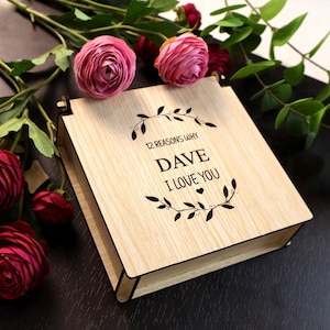 Engraved Gift for Love, Romantic Puzzle Gift, Custom Love Message, Anniversary Gift Idea, Valentines Day Puzzle, Valentines Day Puzzle