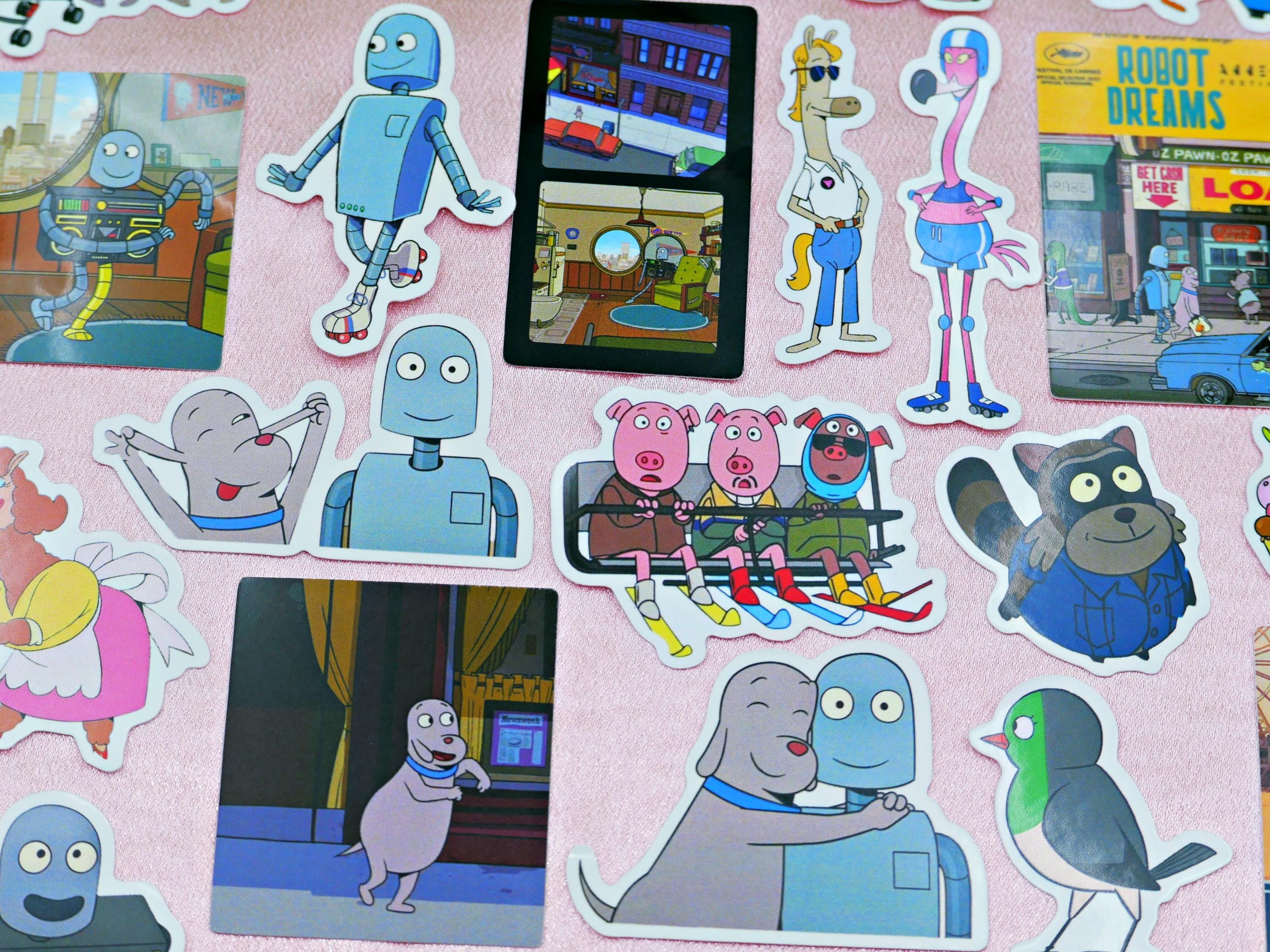 Robot Dreams / Stickers Pack / Waterproof / Vinyl Sticker / decal