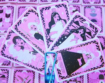 Pak van 78 stuks / tarotstickers / sticker