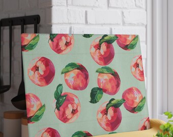 Peaches-inspired Cutting Board. Ideal addition for your summer kitchen!