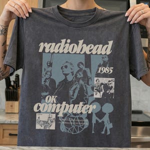 90s Radio head Vintage Comfort Colors Unisex T-Shirt, Indie Rock Band Tee, Retro Alternative Music T-Shirt, Graphic Heavy Cotton Tshirt