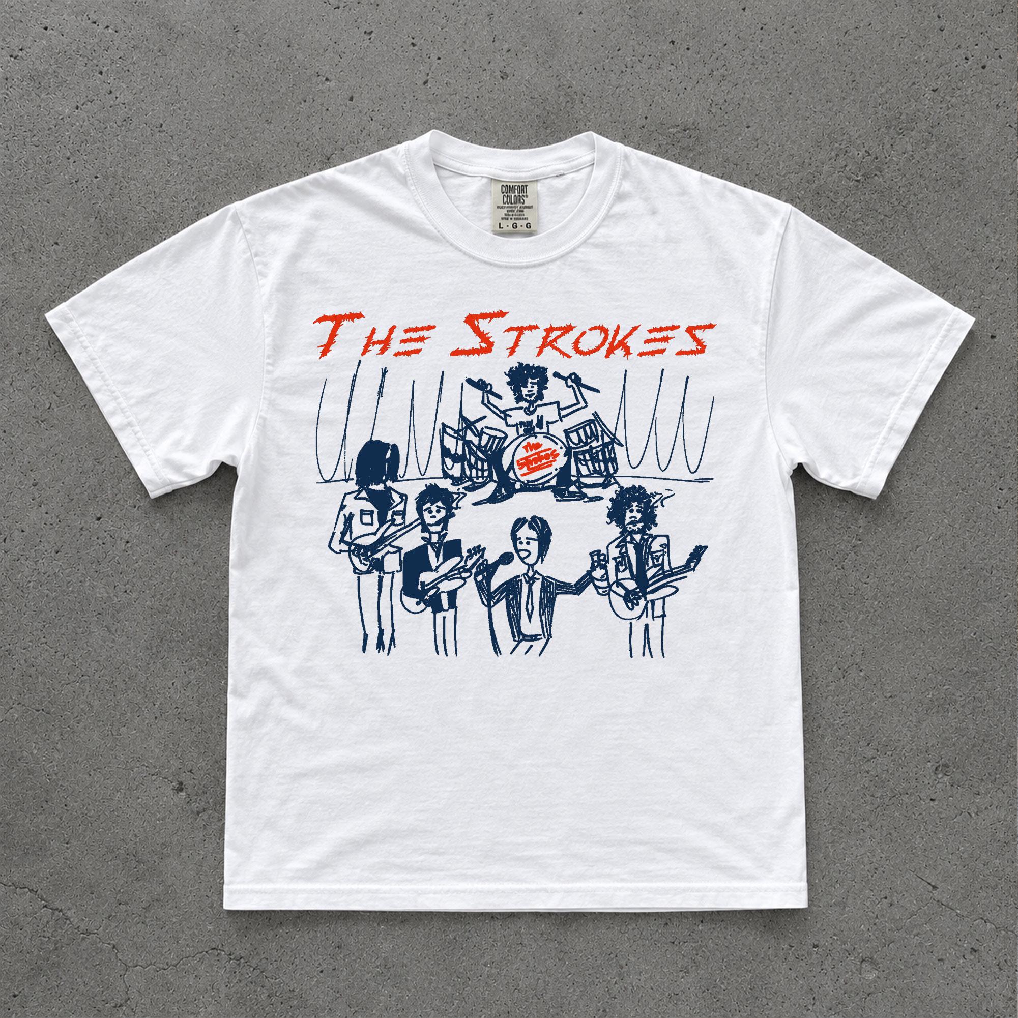 The Strokes Band T Shirt - Etsy