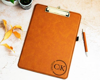 Personalized Leather Clipboard, Customized Engraved Clipboard, Nurse Graduation Gifts, School Gifts, Assistant Clipboards, Gift for Him