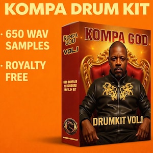Kit de batería Kompa – Samples WAV profesionales | Ritmos caribeños Zouk | Libre de regalías en FL Studio
