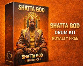 Shatta Drum Kit – 59 Royalty Free WAV Samples | Dancehall Afrobeat 24-bit FL Studio