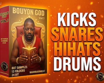 Bouyon Drum Kit – Caribbean WAV Samples | FL Studio Ableton | Dancehall Royalty Free