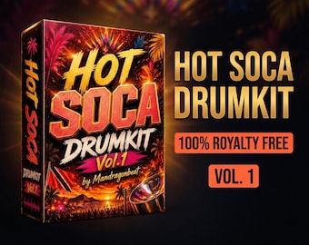 Soca Drum Kit – Caribbean WAV Samples & Loops | Royalty-Free Producer Kit