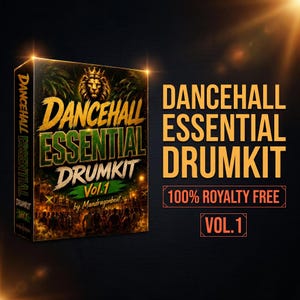 Dancehall-trumset – Dancehall Essentials | Royaltyfritt Dancehall-samplespaket | Kicks, virveltrummor, hi-hats, loopar | FL Studio, Ableton