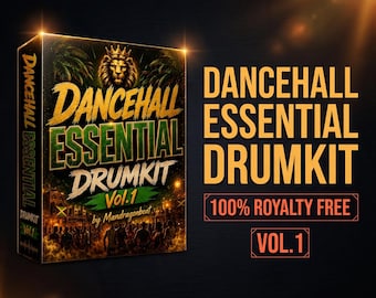 Dancehall Drum Kit – 36 WAV Samples | Royalty-Free Caribbean Producer Kit