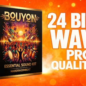 Bouyon Drum Kit – Bouyon Essential | Caribbean Drum Samples Pack | Kicks Snares Hi Hats Loops | FL Studio Ableton Producer Kit
