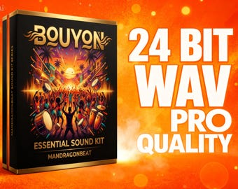 Bouyon Drum Kit – Bouyon Essential | Caribbean Drum Samples Pack | Kicks Snares Hi Hats Loops | FL Studio Ableton Producer Kit