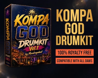 Kompa Drum Kit – 650 WAV Samples for Kompa & Gouyad | Royalty-Free