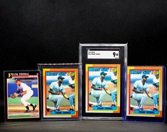 1990 Topps #414 Frank Thomas Rc Hof #1 Draft Pick Sgc 9 Cards Lot 4 Errors