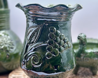 Barro Verde (vidriado) - Etsy