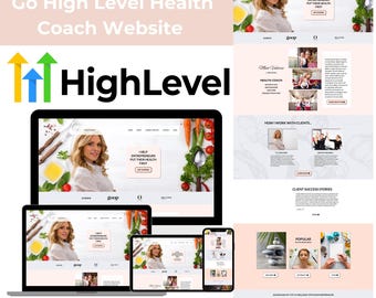 Go High Level Gesundheitscoach Website Template: Responsive Design