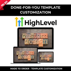 Custom ghl landing page -  I will create a custom go high level website or landing page in your GHL account in 24-72hr up to 7 pages