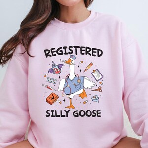 Nurse Silly Goose Sweatshirt, Nursing Student Shirt, Nurse Shirt, Nurse Gift, Nurse Appreciation Shirt, Pediatric Nurse