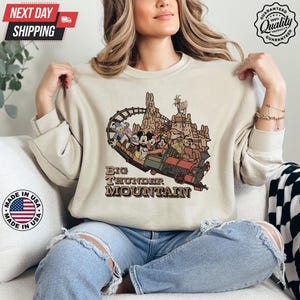 Camiseta de Disney Mickey y sus amigos de Big Thunder Mountain, El paseo más salvaje en la naturaleza, Camiseta de Disneyland