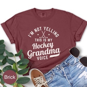 Hockey Grandma Shirt, Hockey Shirt, Hockey Day Shirt, Hockey Tee, Gift for Grandma,  Mothers Day Gift, Gift For Her