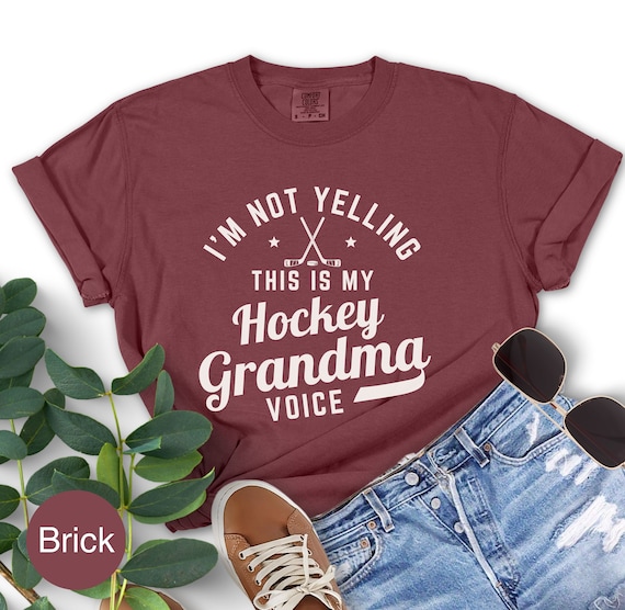 Hockey Grandma Shirt, Hockey Shirt, Hockey Day Shirt, Hockey Tee, Gift for Grandma,  Mothers Day Gift, Gift For Her