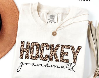 Hockey Grandma Shirt, Hockey Shirt, Hockey Day Shirt, Hockey Tee, Gift for Grandma,  Mothers Day Gift, Gift For Her