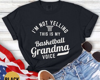 Basketball Grandma Shirt, Basketball Grandma, Basketball Tee, Basketball Shirt, Gift For Grandma, Mothers Day Gift, Gift For Her