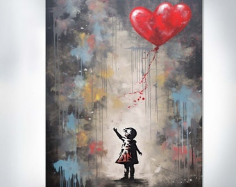 Amazon.com: XINGYUANHE Art Flying Balloons Girl Balloon Girl